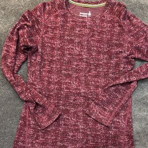 Smartwool Women's Long Sleeve Top - Maroon
